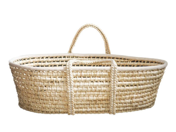Ahojbaby Mojžíšův košík pro miminko Corn Natural bez matrace