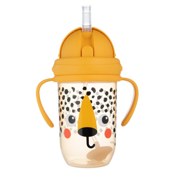 Hrneček nevylévací se slámkou a závažím BabiesBoo 270 ml Gepard Canpol babies