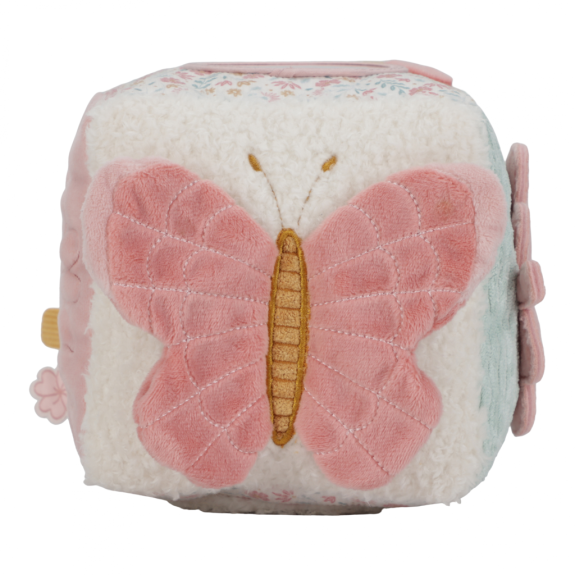 Kostka textilní s aktivitami králíček Miffy Lucky Blossom Little Dutch