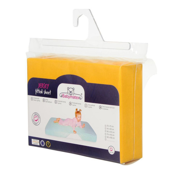 Prostěradlo jersey s gumou 70 x 140 cm BabyMatex