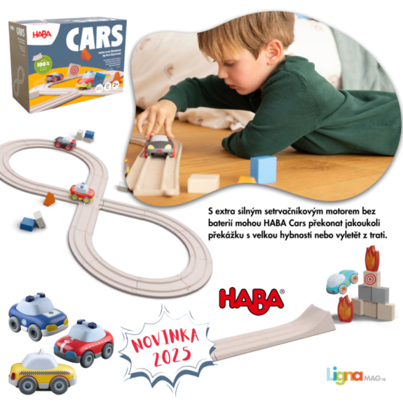 Kaskadérské auto s odrazovou rampou Cars Haba