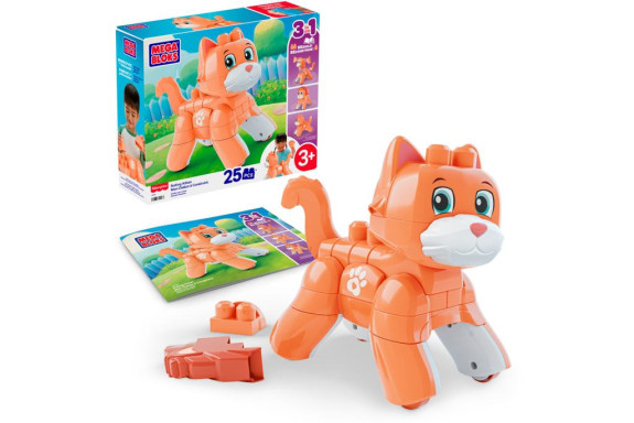 Stavebnice kotě 3 v 1 Mega Bloks 