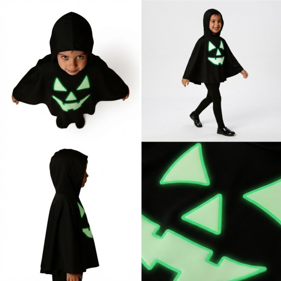 Dětský karnevalový převlek Black Halloween Scary Pumpkin FunCo