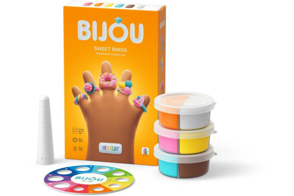 Bijou roztomilé prstýnky Hey Clay