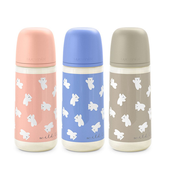 Kojenecká láhev 360 ml fyziologická L Wild & Free Suavinex
