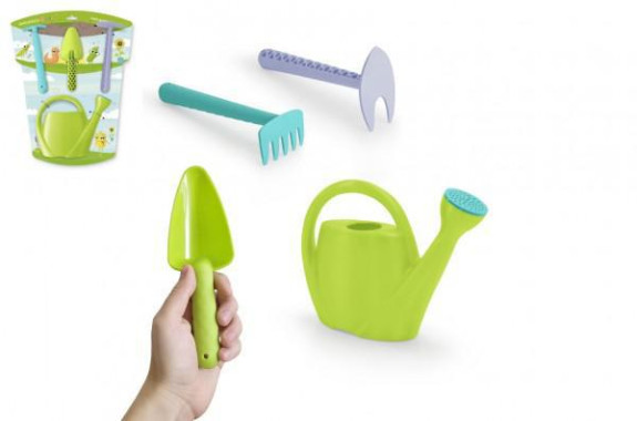 Nářadí zahradní dětské plast 4 ks