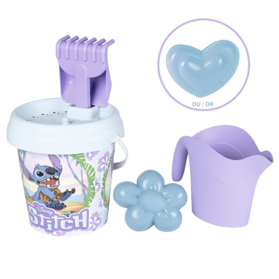 Kyblíček Stitch s konvičkou a příslušenstvím