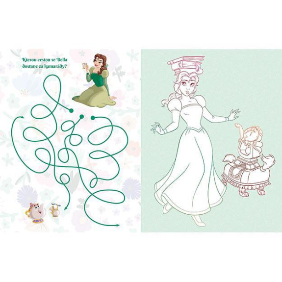 Aktivity s pop-up samolepkami Disney Princezny