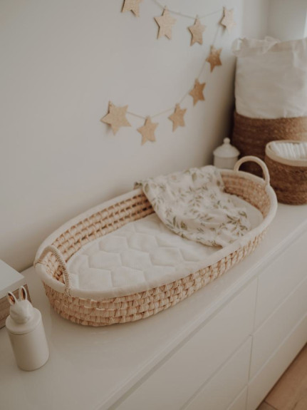 Přebalovací košík pro miminko Corn + podložka Ahojbaby