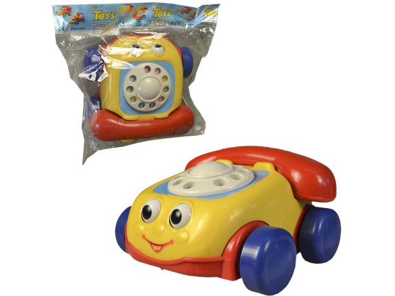 Telefon se šnůrkou na natažení 18 cm