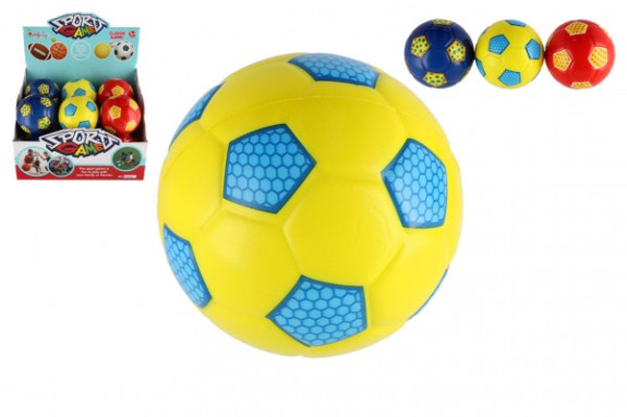 Míč fotbalový malý pěna 11 cm