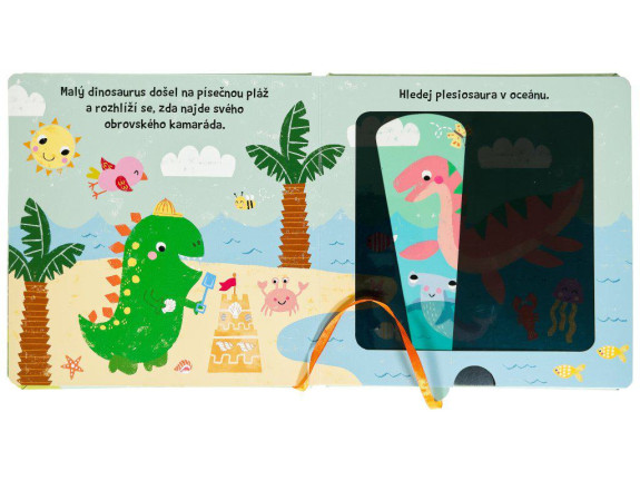 Malý dinosaurus hledá kamarády s kouzelnou baterkou
