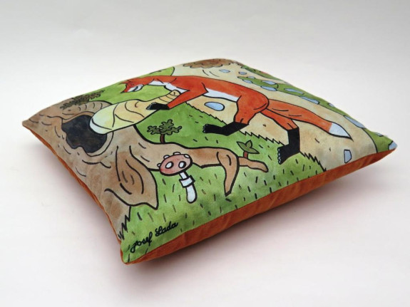 Polštář 30 x 30 cm Liška a šunka
