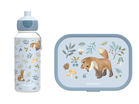 Svačinový set (láhev 400 ml+box) Little Dutch