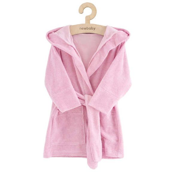 Dětský froté župan New Baby pink