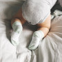 Dětské ponožky Stay-on-Socks Mint Stripes vel. 6-12 m 2 páry