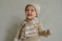 Čepice Stripe Merino Beige Lodger