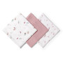 Mušelínové plenky Super Soft růžové 3 ks 70x70 cm BabyOno
