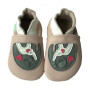 Kožené capáčky Barefoot Vel. M (6-12 měs.) Hopi Hop