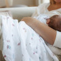 Mušelínové plenky Super Soft růžové 3 ks 70x70 cm BabyOno