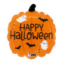 Dýně "Happy Halloween" 18"/46cm fóliový balónek
