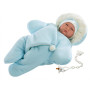 Obleček pro panenku miminko New Born velikosti 40-42 cm Llorens 3dílný modrý