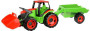 Traktor se lžící Giga Trucks s vlekem plast 62 cm