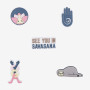 Amulety - ozdoby na boty Amuletz See you in Savasana mix Coqui