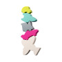Dynamická zábavná hra Stacking Challenge Doprava 5 figurek 300 zadání Haba