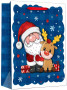 Taška dárková M - Santa a Sob