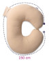 Mušelínový polohovací polštář MiniRelax 140 cm Babymatex