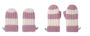 Rukavice Stripe Merino Mauve Lodger
