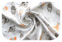 Bambusová plena 120x120 cm Animals