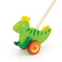 Dřevěná tahačka - dinosaurus Viga