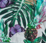 Mušelínová osuška s kapucí Design 85 x 85 cm Babymatex