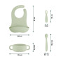 Silikonová jídelní sada Baby First meal set Mini Babymoov