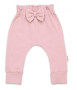 Žebrovaná rostoucí souprava 3D Baby Girl Pudrově růžová