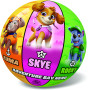 Míč Paw Patrol gumový - nenafouknutý 23 cm