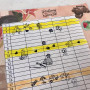 Diářová razítka Stampo Bullet Journal 67 ks - Rodinný kalendář Aladine