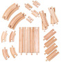 Dřevěné koleje set 24 dílů Bigjigs Rail 