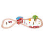 Dřevěná vláčkodráha hasičská stanice Bigjigs Rail