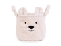Koš na hračky Teddy Off White 25 x 20 x 20 cm Childhome