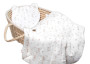 Mušelínová sada bílá Goose Teddy 30 x 35 cm, 70 x 100 cm 2D Husičky Baby Nellys