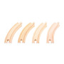 Dlouhé kruhové koleje 17 cm 4 ks Bigjigs Rail