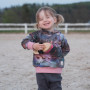 Dětská mikina s kapucí Horses Esito Růžová