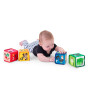 Hračka textilní kostky abeceda Alpha Stacks™ 4 ks 3 m+ Baby Einstein