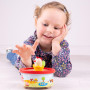 Dřevěná hrací skříňka Bigjigs Toys farma
