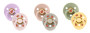 Colour Ladybug dudlíky z přírodního kaučuku 2 ks 0 - 6 m Bibs