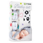 Baby set - bambusová osuška + kočárkový kolíček
