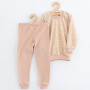 Dětské bavlněné pyžamko New Baby beige dino